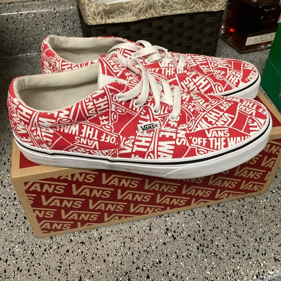 red vans size 6
